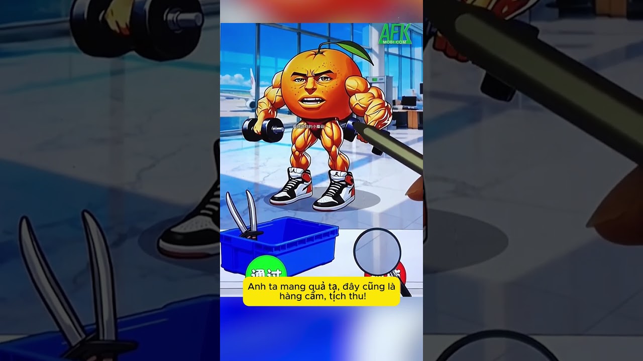 Quái vật Brainrot kiểm tra an ninh sân bay