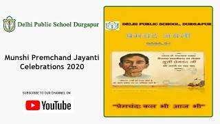 Students Celebrate Munshi Premchand Jayanti 2020 | Hindi Literature | DPS Durgapur Thumbnail