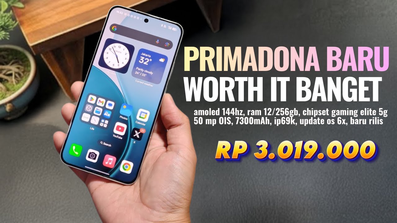 BARU DIRILIS PALING MEWAH‼️RAM 12/256GB, 7300MAH - HP 3 JUTAAN TERBARU SPEK TERBAIK 2026