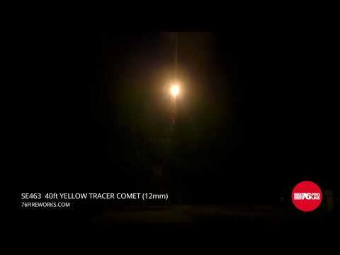 SE463 40ft Yellow Tracer Comet w/ e-match (12mm)
