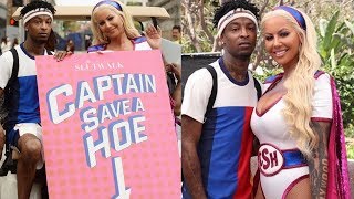 21 Savage Supports Amber Rose 