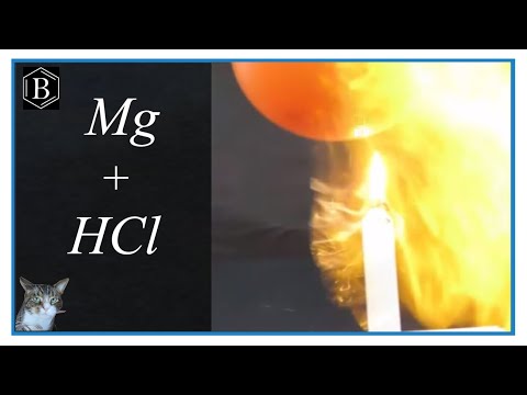 Magnesium + Hydrochloric Acid Reaction 💥 Bonus: Hydrogen Explosion