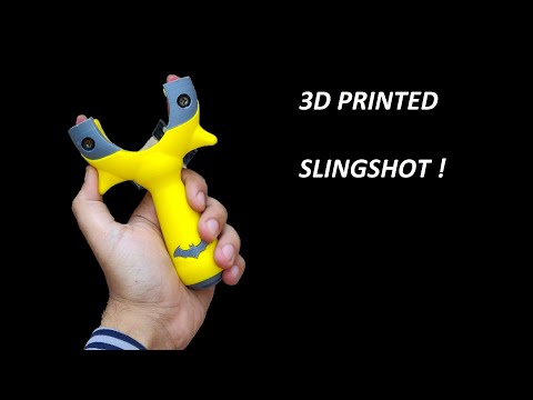 🌳 3D Printed Slingshot Target Shooting - Gulel with Storage・ STL File