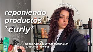 Mi NUEVA rutina curly 💗✨ Haul de productos + rutina efectiva: lavado y definición *pelo ondulado*
