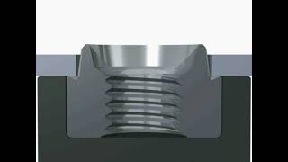 Hang nut or clinching nut inserting process -2 #sheetmetal 