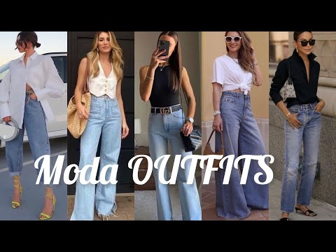 LOOKS CASUALES FÁCIL Y SENCILLOS DE COMBINAR CÓMO LUCIR ARREGLADAS CON JEANS Moda 2023!