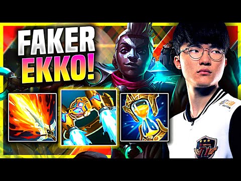 FAKER IS READY TO PLAY EKKO WITH NEW ITEMS! - T1 Faker Plays Ekko Mid vs Azir! | KR Preseason 11