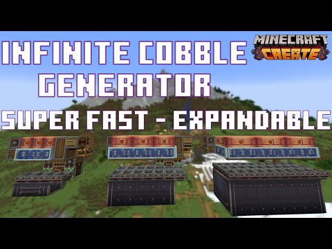 The STRONGEST Cobblestone Farm - Minecraft: Create Mod 5.1