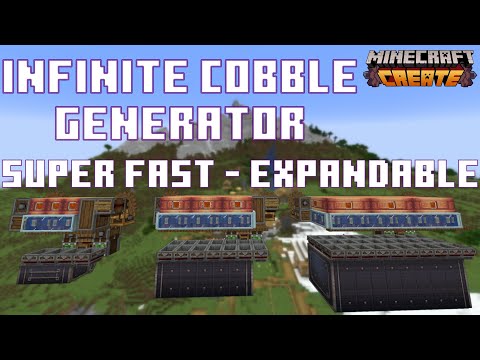 Triobian - The STRONGEST Cobblestone Farm - Minecraft: Create Mod 5.1