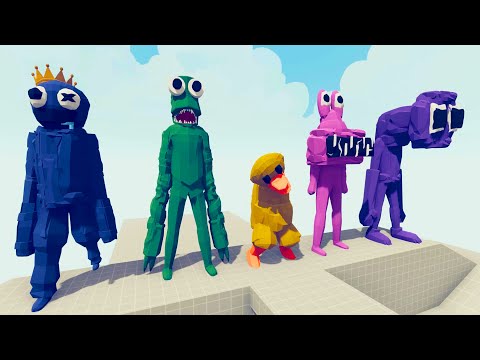 5 RAINBOW FRIENDS vs EVERY UNIT | TABS - Totally Accurate Battle Simulator