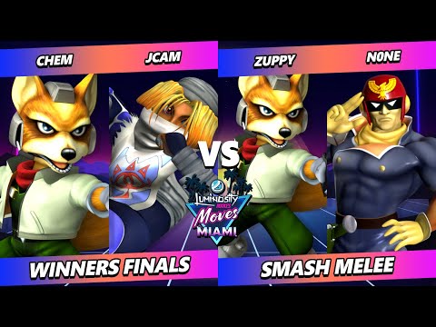 LMM Miami 2023 Winners Finals - Chem & JCAM Vs. Zuppy & n0ne - Smash Melee - SSBM