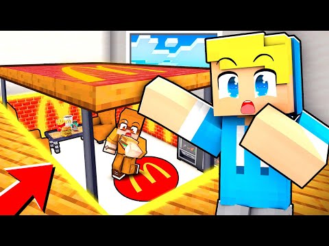 Ho COSTRUITO un MCDONALD SEGRETO in CASA MIA Su Minecraft!