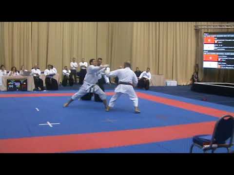 Dejan Nedev - European kumite Champion at ETKF EC in Kranjska Gora Slovenija 2016