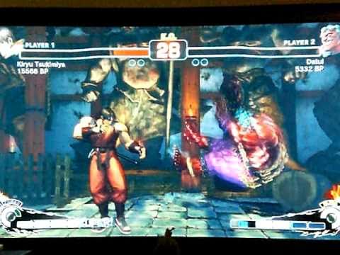 Kiryu Tsukimiya [Guy] vs Datui [Hakan] SUPER STREET FIGHTER 4 - Japanese Online Ranked Matches