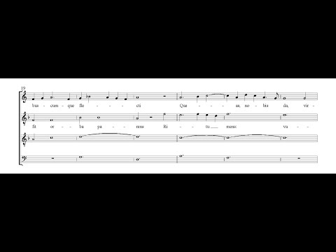 Guillaume Dufay - Fulgens iubar ecclesiae Dei [Isorhythmic motet]