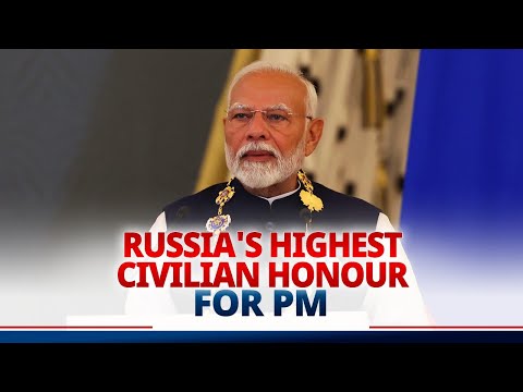 PM Modi's remarks during conferment of Order of St Andrew the Apostle in Russia