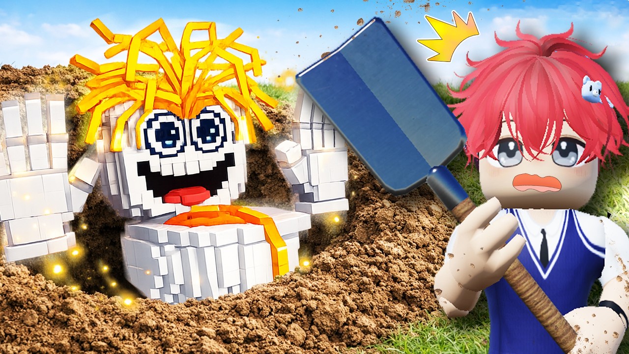 地面を掘りまくって激レアブレインロットを手に入れるロブロックス⛏️【Roblox】よろずや🍭