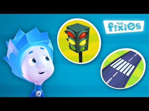 Nolik Learns about Traffic Rules 🚦 | The Fixies - Kingdom Kids Zone, Little Learners - The Fixies