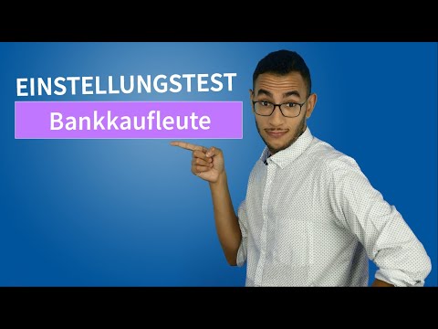 Einstellungstest Bankkaufmann & Bankkauffrau (2025) #einstellungstest #bankkauffrau