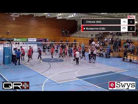 Coupe Fred Fellay Match 1 : Chênois Genève Volleyball (SUI) vs VK České Budějovice (CZE)
