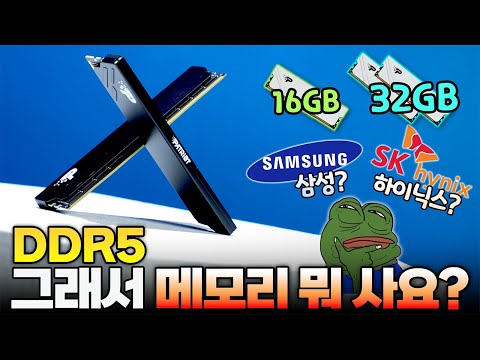 DDR5? 메모리는 무조건 삼성 아니야?(아님)
