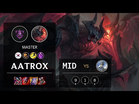 Aatrox Mid vs Galio - KR Master Patch 11.2