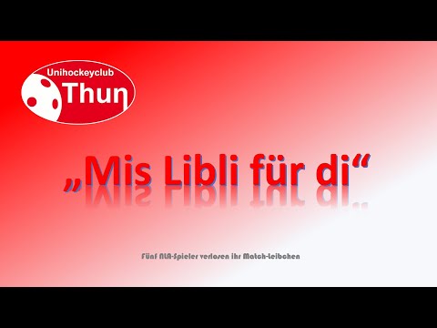 UHC Thun-Spieler verlosen ihr Matchdress