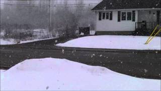 preview picture of video 'Late April Snow in Kapuskasing Ontario 2012'