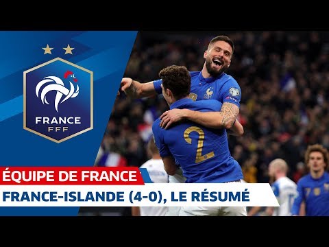 France 4-0 Iceland   ( UEFA Euro 2020 qualifying )