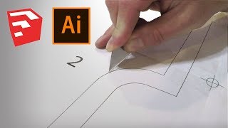 How to Print a Template to Scale in Adobe Illustrator from SketchUp