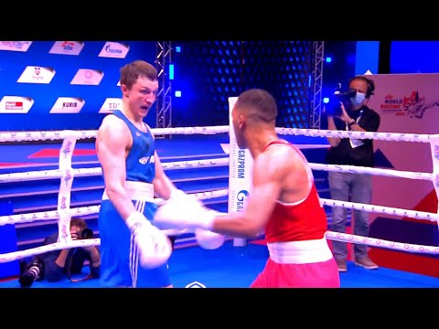 Quarterfinals (80kg) CASSIDY Keylan (IRL) vs  ALFIORAU Aliaksei (BLR) | AIBA WCHs 2021