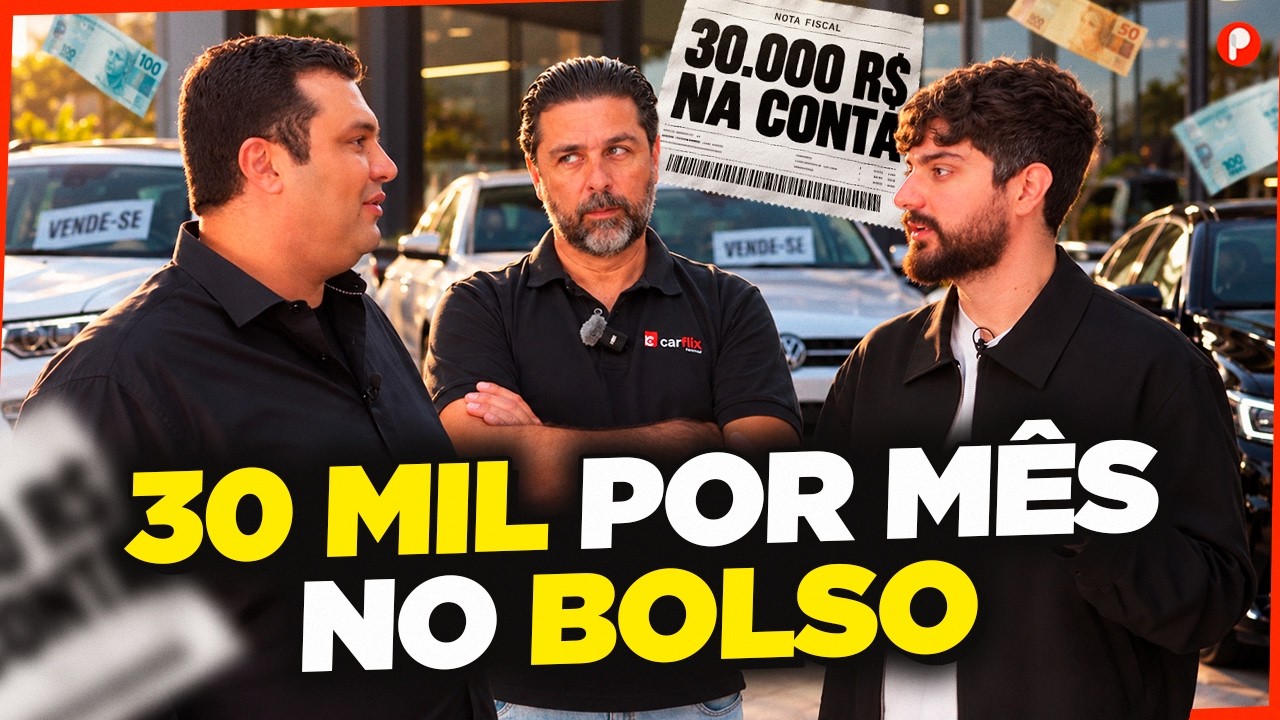 Investiram R$ 160 mil em uma franquia e ganham R$ 30 mil por mês vendendo carros