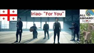 Georgia Eurovision Song Contest ESC 2018 Review Reaction Iriao For You Sheni gulistvis