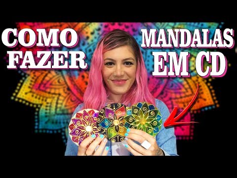 COMO FAZER MANDALAS EM CD
