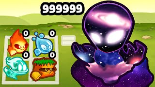 Merging All Elements to MAX LEVEL SPACE Monster