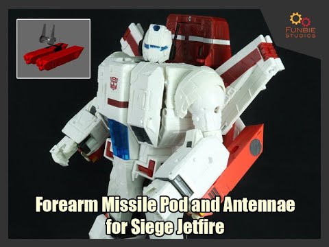 Forearm Missile Pod and Antennae for Siege Jetfire