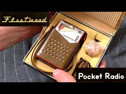 Unboxing classic 1959 Fleetwood transistor radio from Japan, Morse Singer sewing machines