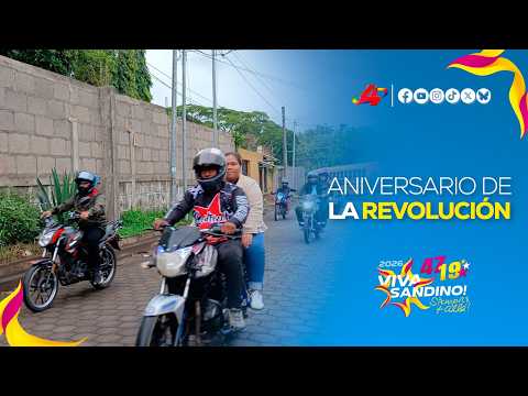 🇳🇮 47/19 en Carazo: celebran el aniversario de la Revolución con alegres dianas