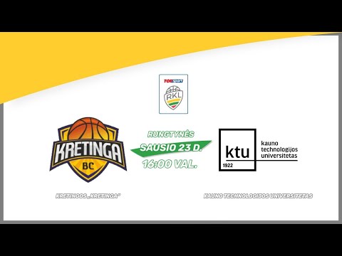 „TOPsport“ Regionų krepšinio lyga: Kretingos „Kretinga“ – Kauno technologijos universitetas