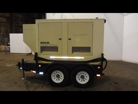 Used- Kohler 54 kW standby (50 kW prime) rated diesel generator set - Stock# 44571003