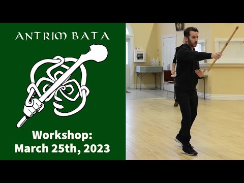 Bataireacht (Irish Stick Fighting) - Antrim Bata Workshop - Straight Strike And The Buta