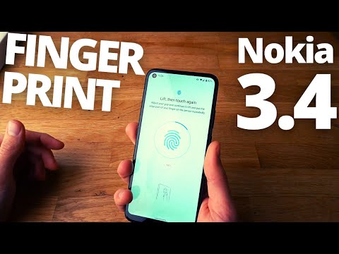 Nokia 3.4 - How to Set Fingerprint / Face Unlock or Security Pin Lock