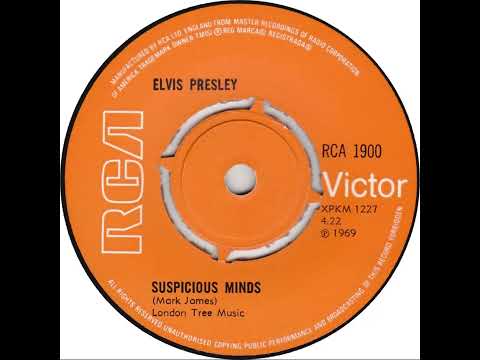 UK New Entry 1969 (226) Elvis Presley - Suspicious Minds