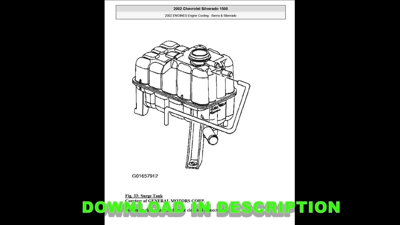 CHEVROLET SILVERADO 1998-2005 workshop manual PDF English | Full OEM repair guide