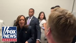 Peter Doocy presses Kamala on Fox News interview: 'Working towards it'