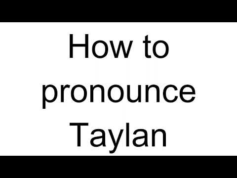 How to Pronounce Taylan (Turkish)