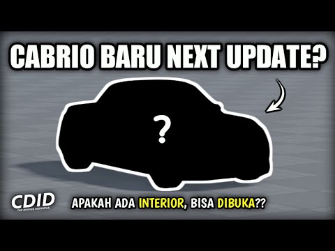 BOCORAN TERBARU, Apakah Ini CABRIOLET Pertama Yang Bakal MASUK CDID UPDATE Menanti?? | CDID Roblox
