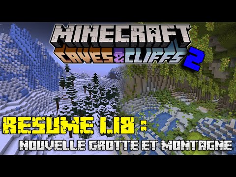 Minecraft 1.18 - Summary EN: NEW CAVE AND MOUNTAIN |  Cliff and Cave 2 Update