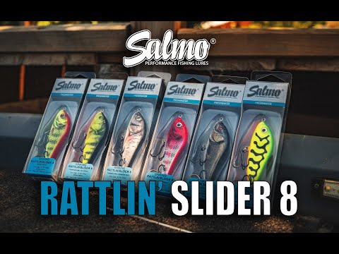 Salmo Rattlin Slider 8cm 20g Green Tiger S