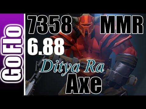 Axe 6.88 Ditya.ra 7358MMR Dota 2 Pro Gameplay